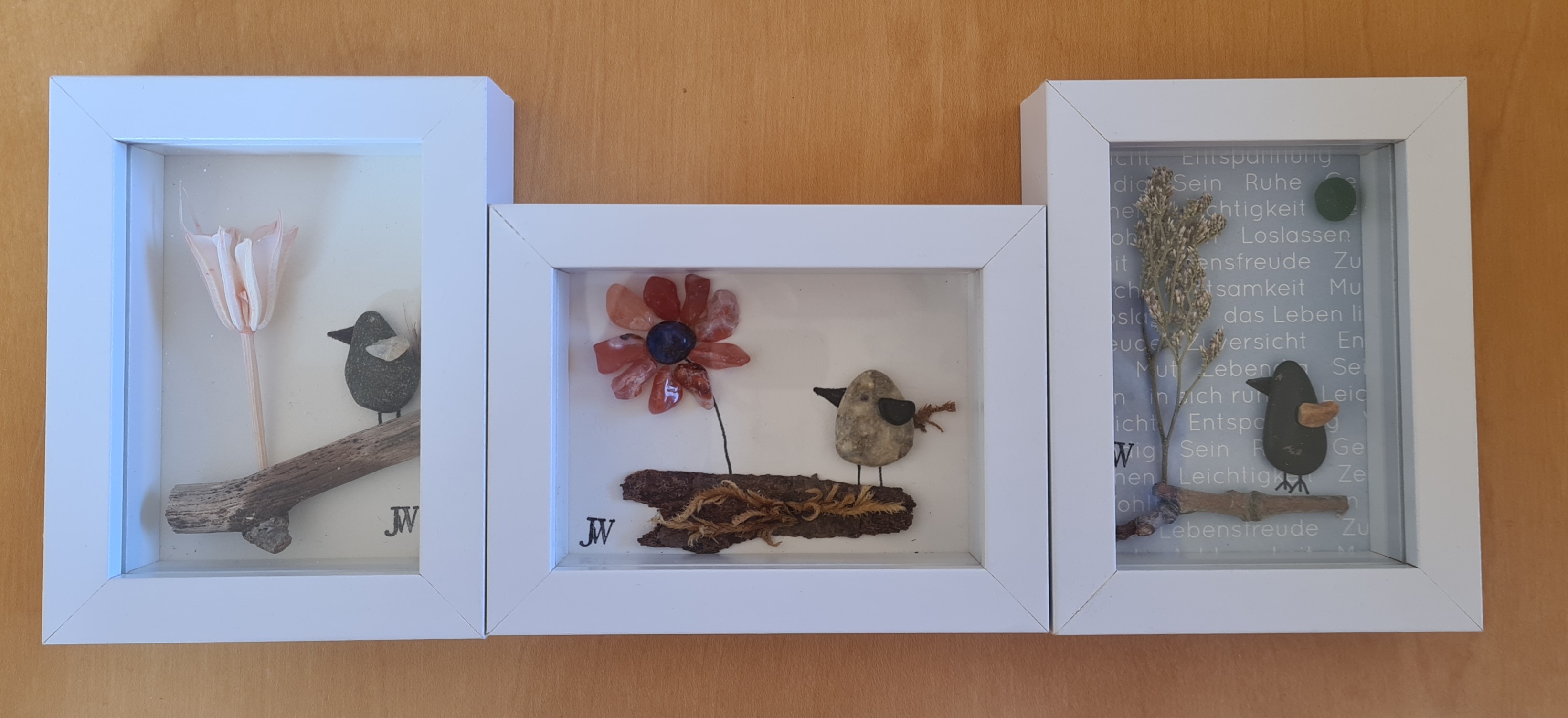 Vögelchen im Set, 3 Stck.